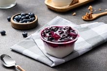 Десерт творожный с черн. смородиной 200г