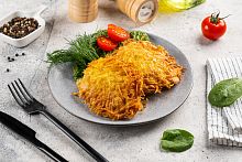 Шницель из горбуши по-белорусски 100г